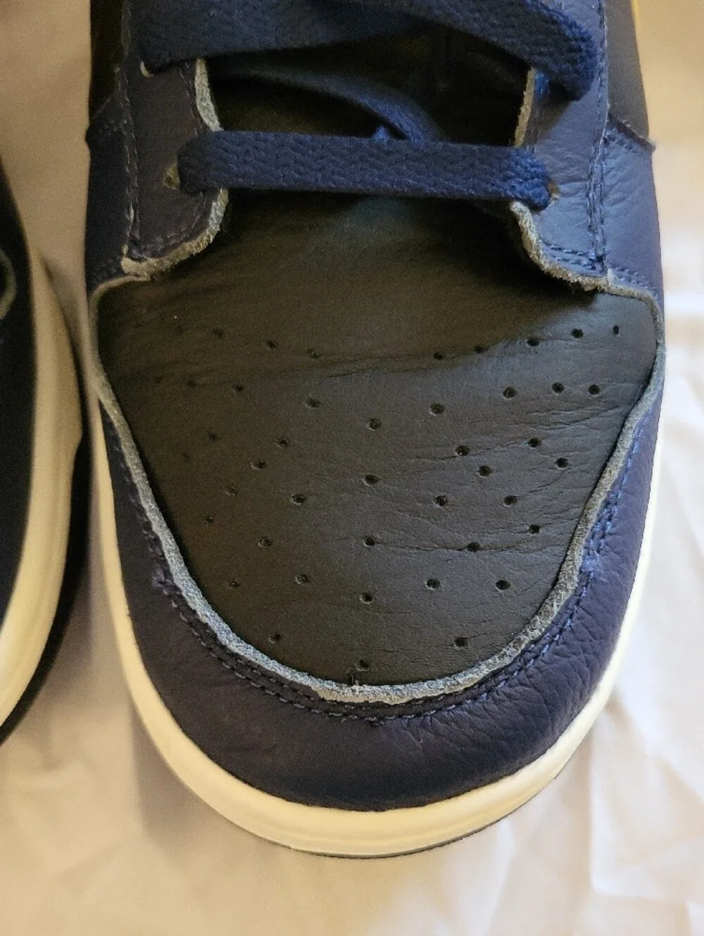 Nike Men's Dunk Low- Navy and Yellow